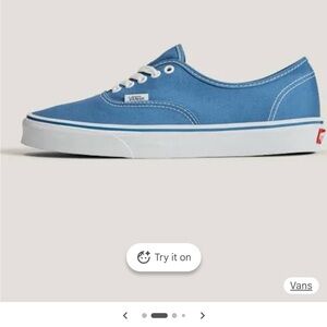 Vans Authentic Skate Shoes Sneakers Blue